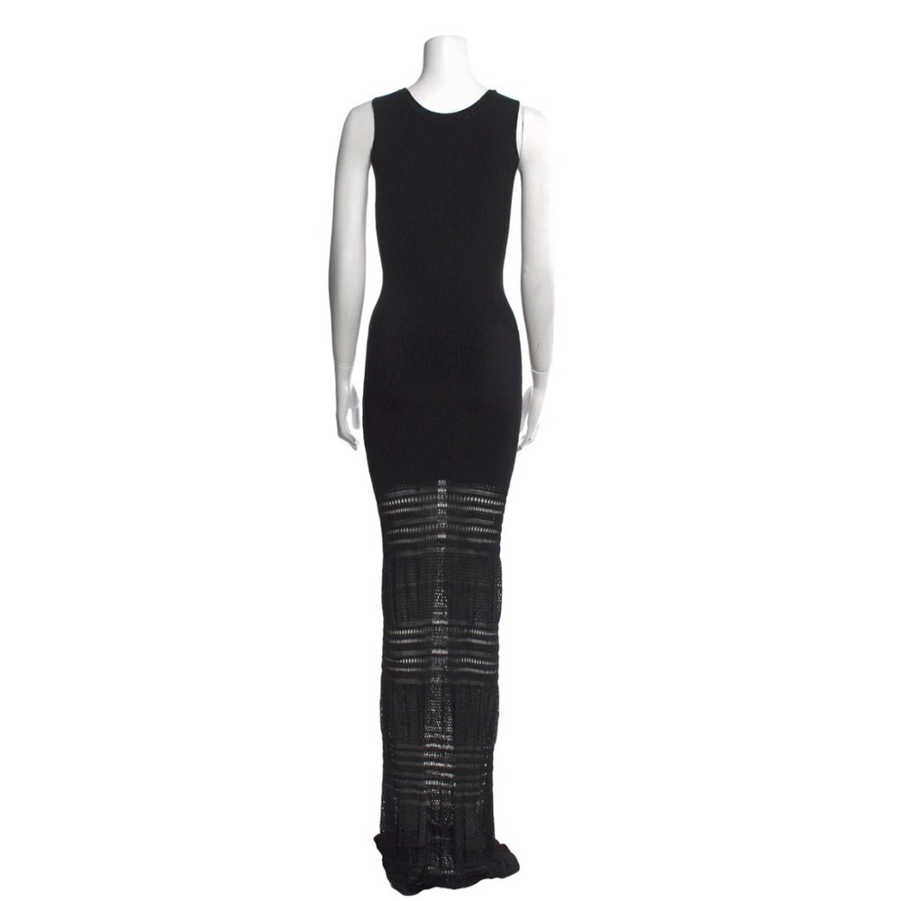 Zac Posen Black Crochet Maxi Dress - Picture 9 of 10